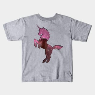 Horsehead Nebula Unicorn Silhouette Kids T-Shirt